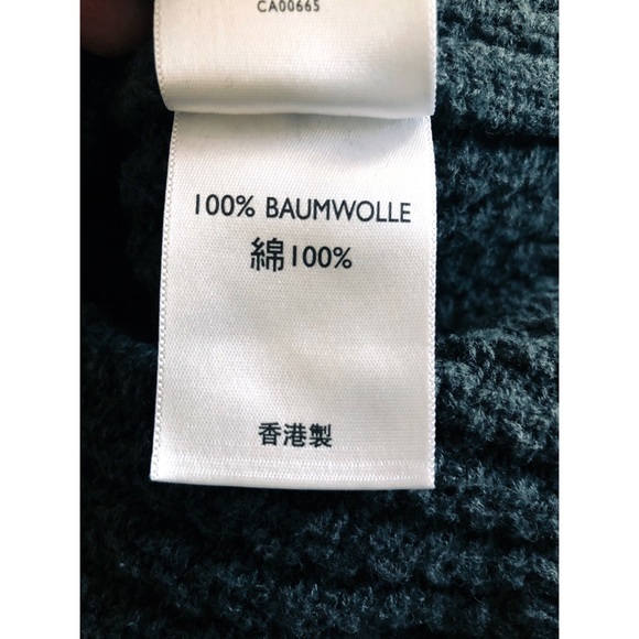 Eddie Bauer Mens Grey LS Button Front Cotton Ribbed Sweater - Picture 5 of 7